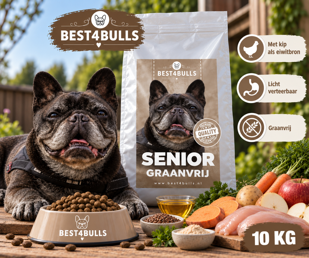 Senior Hondenbrokken & Hondenvoer voor Bulldogs