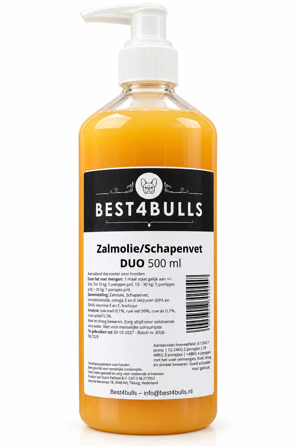 Best4bulls Salmon Oil/Sheep Fat 500ml