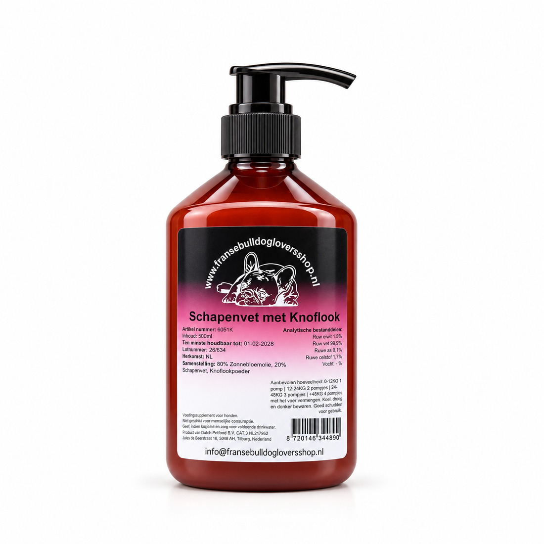 Sheep fat with garlic 500ml