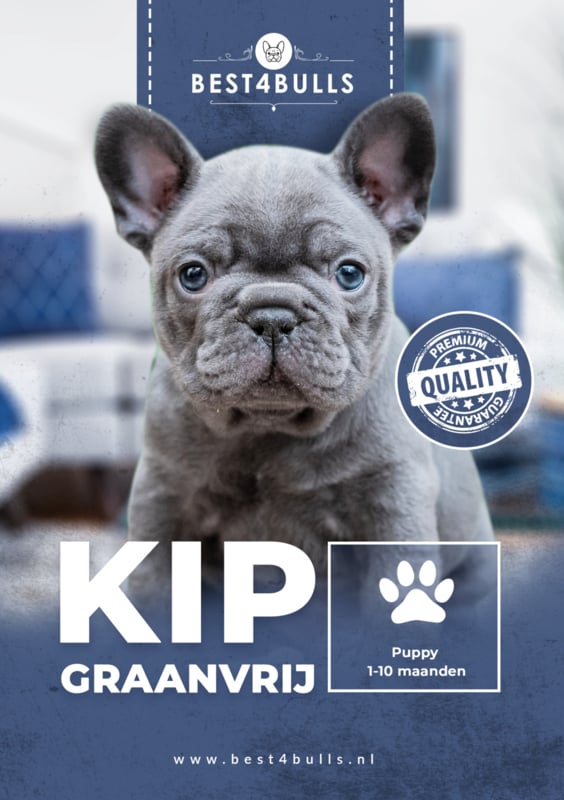 Best4bulls Kip graanvrij puppy 700 gram