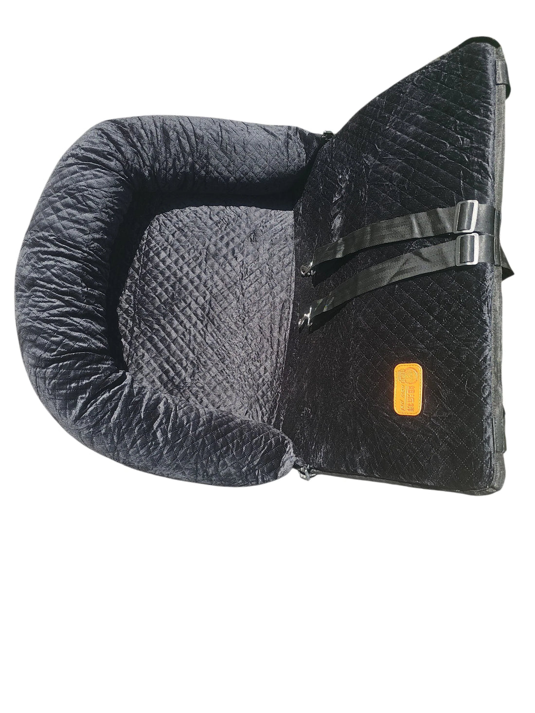 Luxe honden autostoel zwart XL