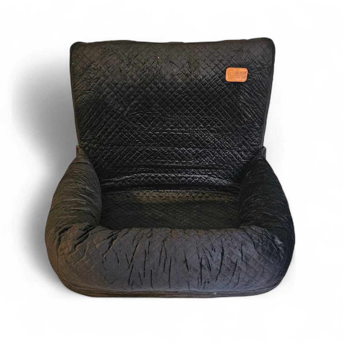 Luxe honden autostoel zwart XL