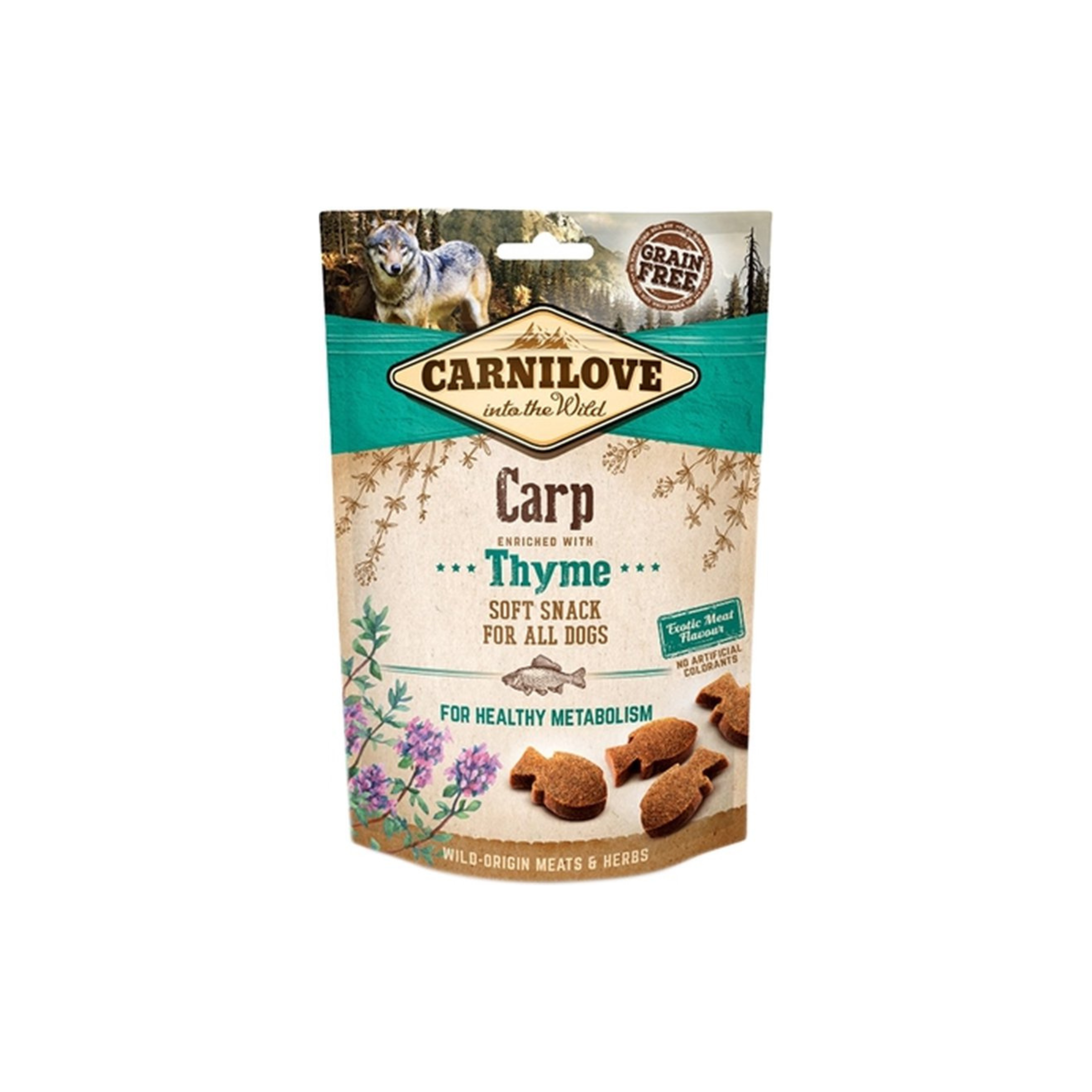 Carnilove Soft Snack Carp / Thyme 200 grams