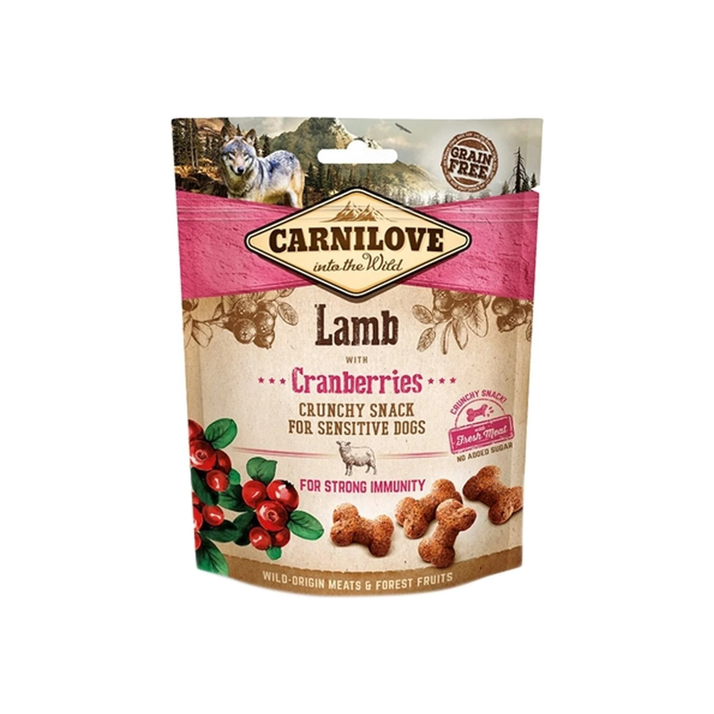 Carnilove Crunchy Snack Lamb / Cranberries 200 gr