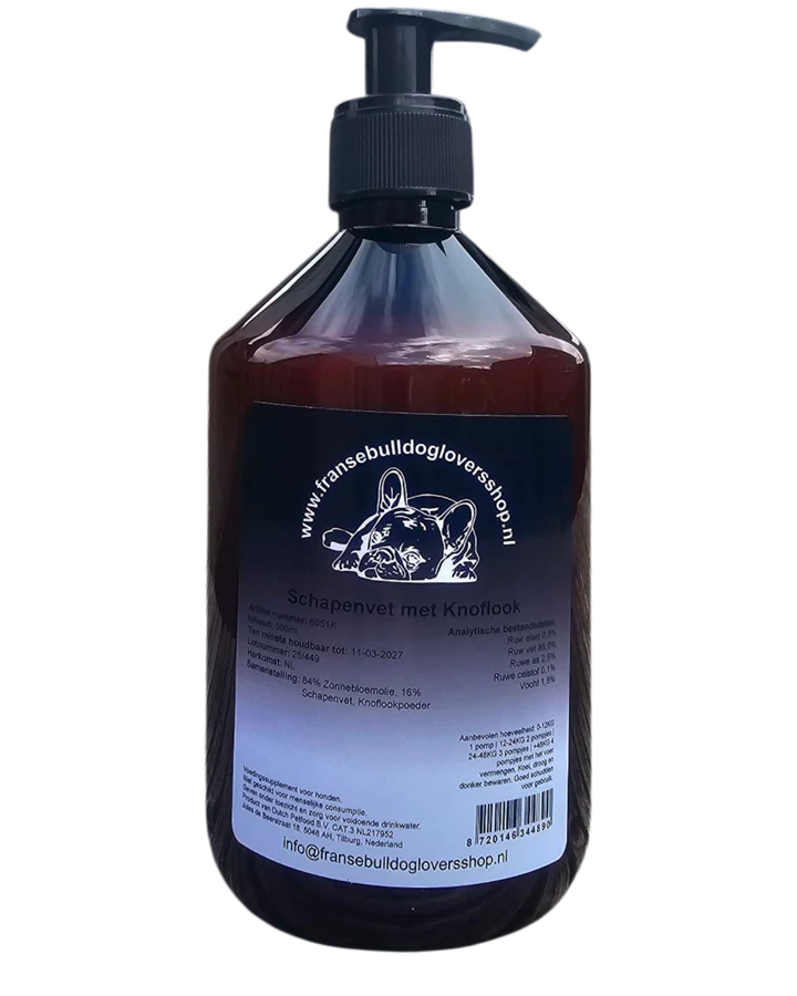 Schapenvet met knoflook 500ml