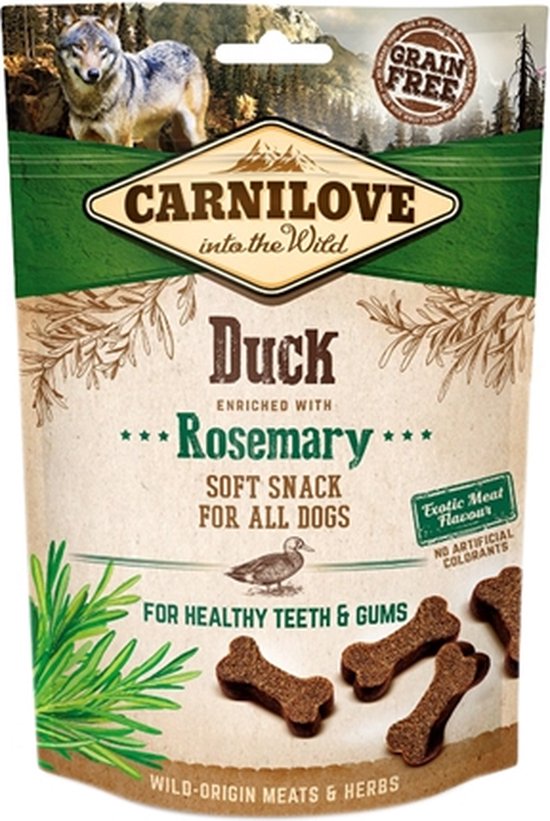 Carnilove Soft Snack Duck / Rosemary 200 grams