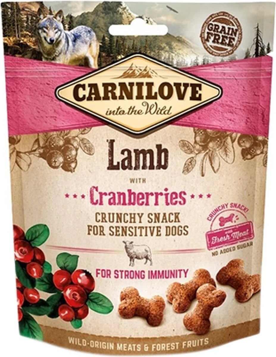 Carnilove Crunchy Snack Lamb / Cranberries 200 gr