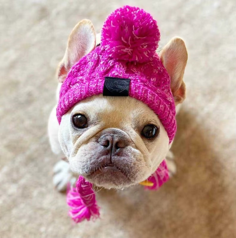 warme wintermuts roze