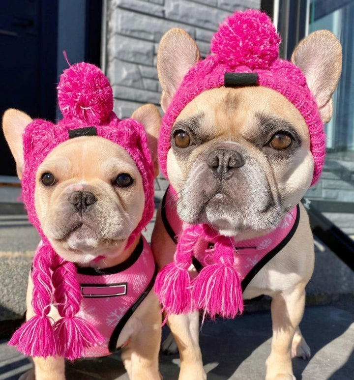 warme wintermuts roze